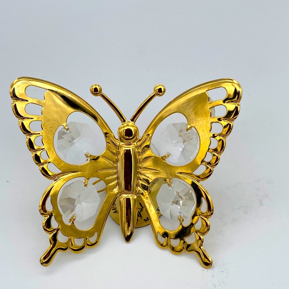 Austrian clear crystal‎ butterfly figurine.